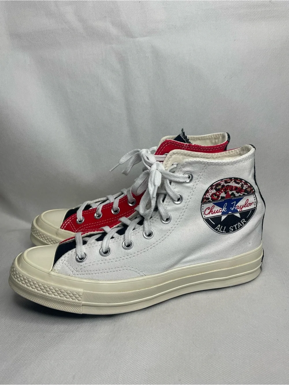Converse Chuck Taylor All Star 70 Hi “Logo Play” Mens Size US 6 White Rush Blue